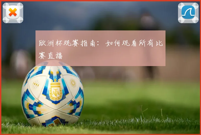 欧洲杯观赛指南：如何观看所有比赛直播